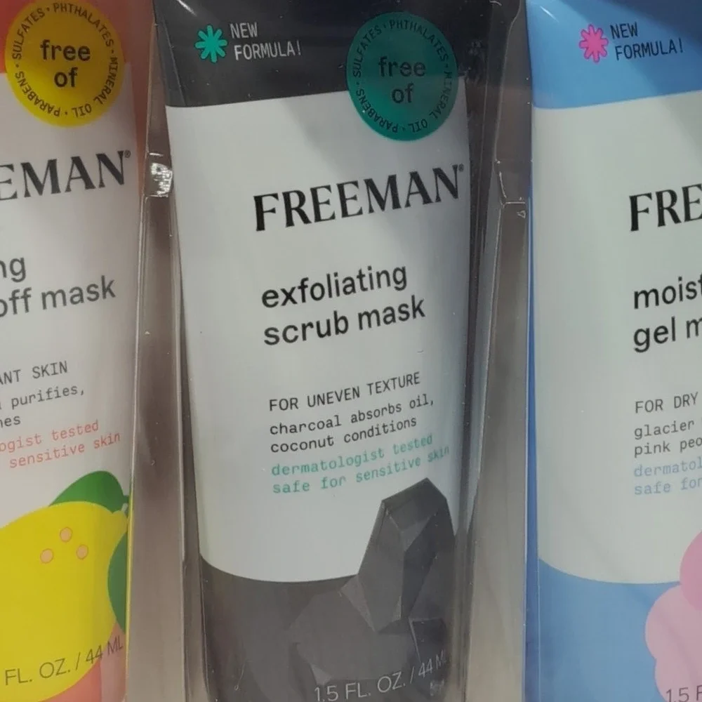 Freeman Limited Edition Mask Kit 5pc, Moisturize Exfoliate Anti-stress Clearing